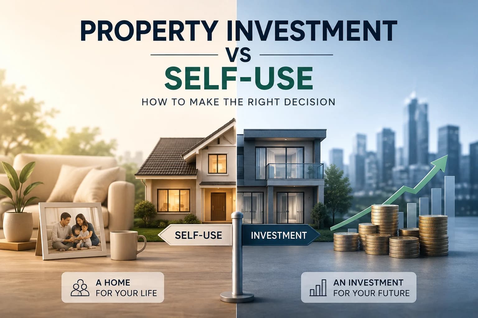 Buying Property for Investment vs Self-Use: How to Make the Right Decision